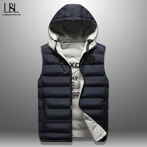 autumn mens vest 2020 new casual hooded male vests soft cotton sleeveless jacket warm thick waistcoat hat detachable zip pocket, Black;white
autumn mens vest 2020 new casual hooded male vests soft cotton sleeveless jacket warm thick waistcoat hat detachable zip pocket, Black;white