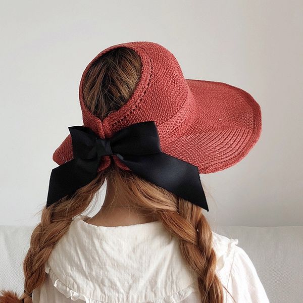 knitted empty female korean summer butterfly straw travel sunscreen bowknot straw hat foldable beach big eaves sun hat, Blue;gray
knitted empty female korean summer butterfly straw travel sunscreen bowknot straw hat foldable beach big eaves sun hat, Blue;gray