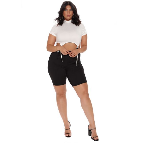 women's jumpsuits & rompers summer women turtleneck shorts jumpsuit straps stretch casual plus size wholesale drop, Black;white
women's jumpsuits & rompers summer women turtleneck shorts jumpsuit straps stretch casual plus size wholesale drop, Black;white