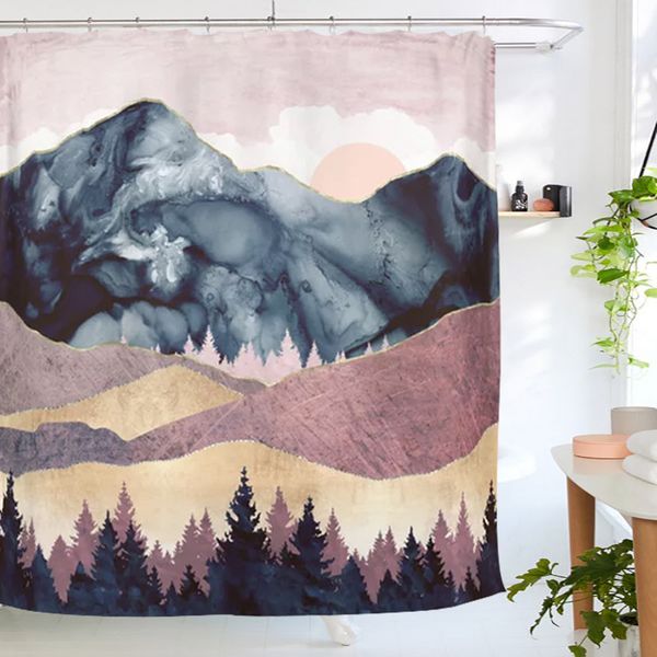 bathroom sets shower curtain set liz home pink mountain shower curtain set hole-waterproof bathroom curtain shower partition
bathroom sets shower curtain set liz home pink mountain shower curtain set hole-waterproof bathroom curtain shower partition