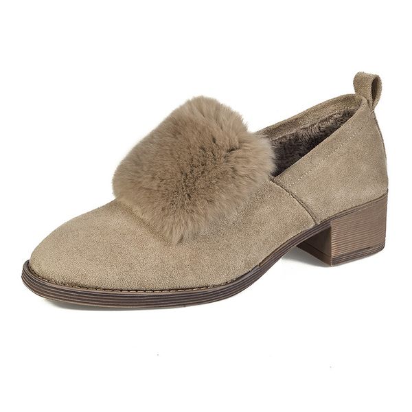 fujin chunky heel shoes women's 2020 new autumn fur slip on fashion breathable thick heel casual shoes lazy fluffy, Black
fujin chunky heel shoes women's 2020 new autumn fur slip on fashion breathable thick heel casual shoes lazy fluffy, Black