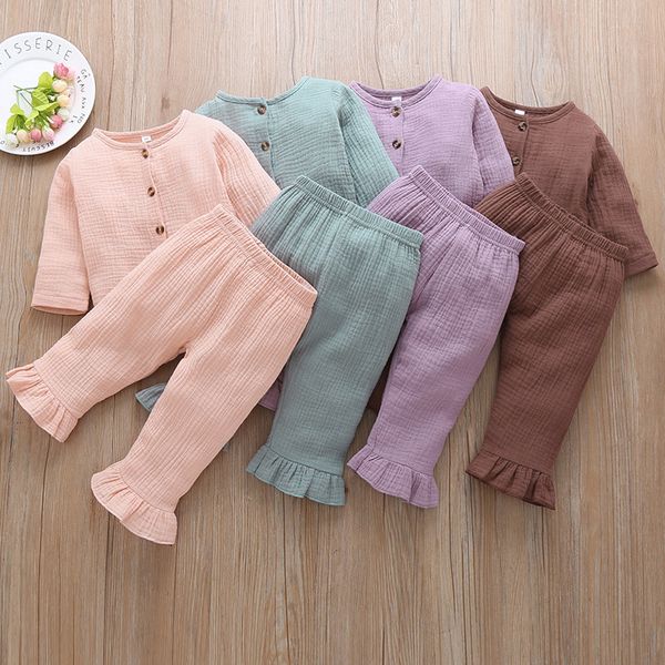 clothing sets autumn cotton baby two piece set romper + long flare pants sleeve tracksuit for kids clothes solid color, White
clothing sets autumn cotton baby two piece set romper + long flare pants sleeve tracksuit for kids clothes solid color, White
