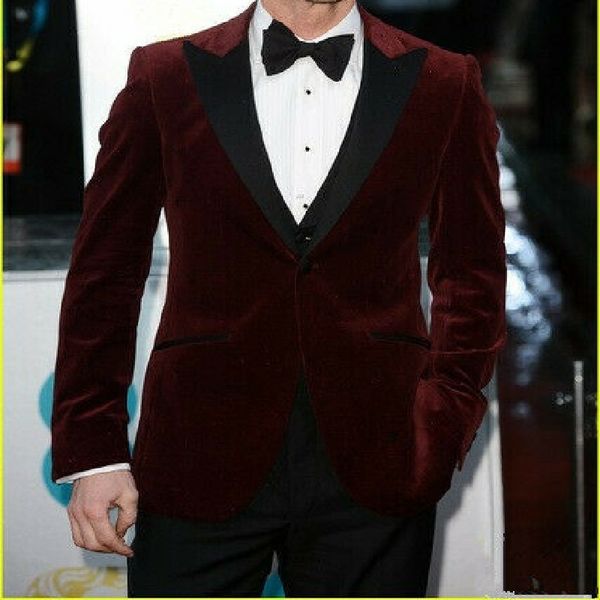 attractive one button groom tuxedos man suit peaked lapel wine red velvet coat groomsman men jacekt & pants, White;black
attractive one button groom tuxedos man suit peaked lapel wine red velvet coat groomsman men jacekt & pants, White;black
