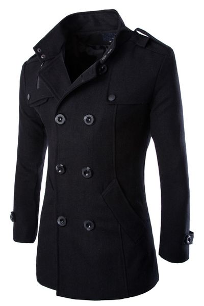 fashion jackets for men autumn winter 2020 mandarin collar wool blend double breasted coat thick overcoats black gray
fashion jackets for men autumn winter 2020 mandarin collar wool blend double breasted coat thick overcoats black gray