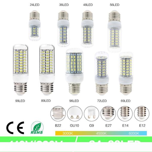 smd5730 e27 gu10 b22 e14 g9 led lamp 7w 12w 15w 18w 220v 110v 360 angle smd led bulb led corn light
smd5730 e27 gu10 b22 e14 g9 led lamp 7w 12w 15w 18w 220v 110v 360 angle smd led bulb led corn light
