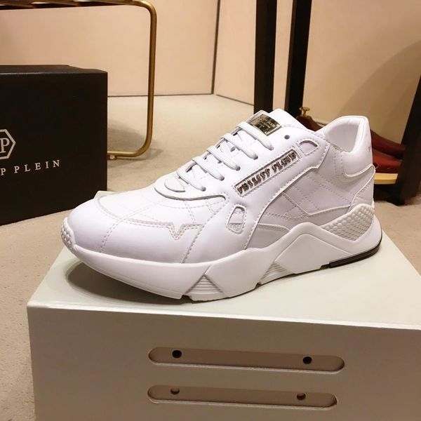 2020r high-quality fashionable leather thick-soled low-casual men's tide shoes, luxury fashion wild breathable sports running shoes, Black
2020r high-quality fashionable leather thick-soled low-casual men's tide shoes, luxury fashion wild breathable sports running shoes, Black