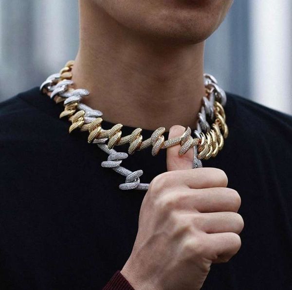 22mm iced out pendant hip hop bling chains jewelry men gold necklace luxury designer diamond cuban link rapper dj accessories, Silver
22mm iced out pendant hip hop bling chains jewelry men gold necklace luxury designer diamond cuban link rapper dj accessories, Silver