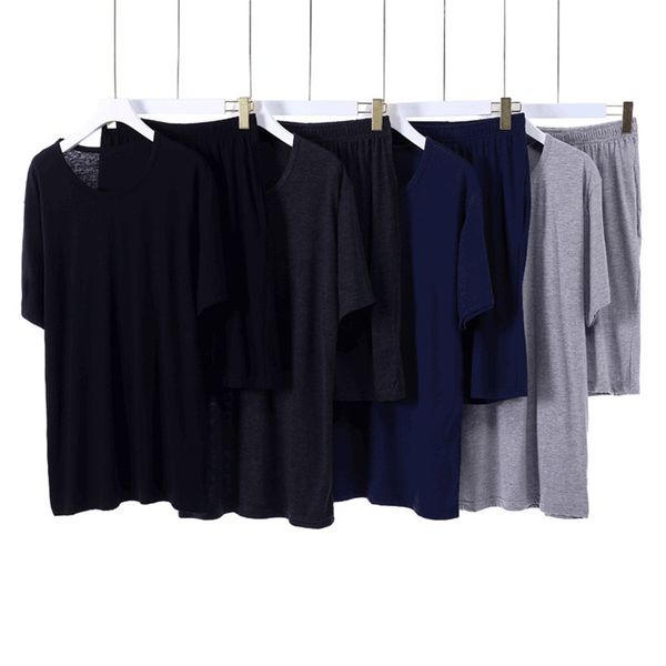 men's sleepwear 2021 pajamas summer cotton thin short sleeve shorts casual outerwear middle-aged elderly home wear suit, Black;brown
men's sleepwear 2021 pajamas summer cotton thin short sleeve shorts casual outerwear middle-aged elderly home wear suit, Black;brown