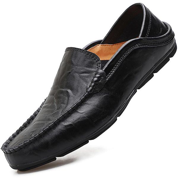 hkxn 2020 autumn winter fashion genuine leather men shoes casual breathable loafers leather men's flats shoes men casual t, Black
hkxn 2020 autumn winter fashion genuine leather men shoes casual breathable loafers leather men's flats shoes men casual t, Black