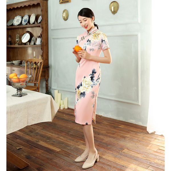 chinese cheongsam dress satin silk plus size chipao 4xl slim flower print traditional vintage qipao, Red
chinese cheongsam dress satin silk plus size chipao 4xl slim flower print traditional vintage qipao, Red