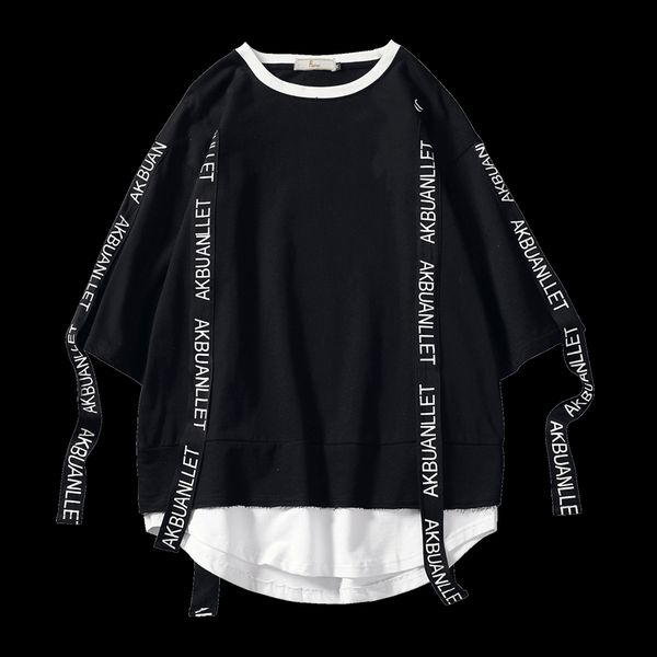 summer style men t shirt hip hop o neck short sleeve casual ribbon decoration streetwear tees kg-190, White;black
summer style men t shirt hip hop o neck short sleeve casual ribbon decoration streetwear tees kg-190, White;black