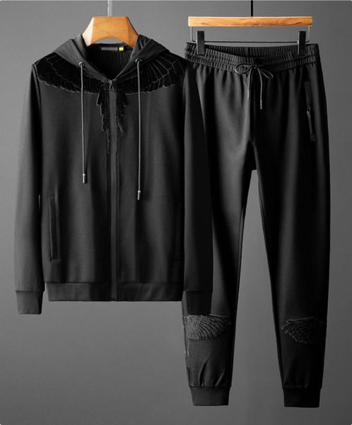 2020 осень зима новая мода мужские костюмы крылья вышивка повседневный sportwear двухсекционный с капюшоном + брюки для мужчин мужчины толст, Gray
2020 осень зима новая мода мужские костюмы крылья вышивка повседневный sportwear двухсекционный с капюшоном + брюки для мужчин мужчины толст, Gray