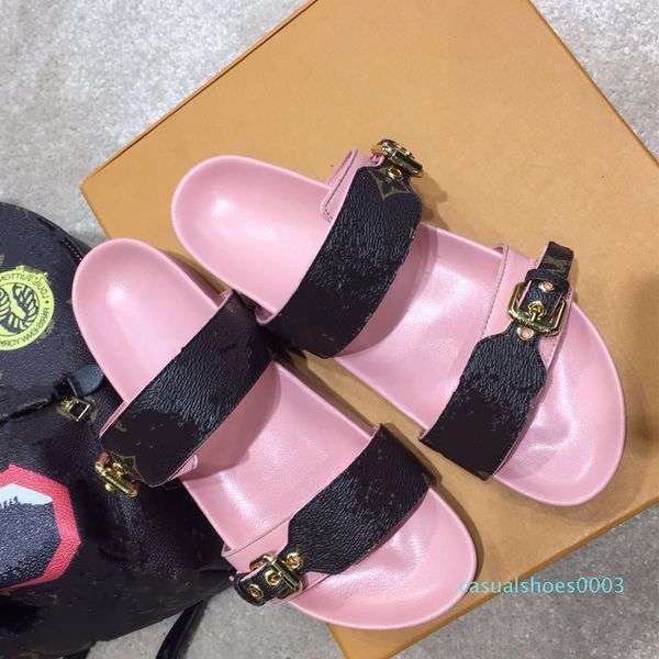 pink cowskin real leather slides women flat sandals luxury fashion designer women shoes size 35 to 40 tradingbear l14, Black
pink cowskin real leather slides women flat sandals luxury fashion designer women shoes size 35 to 40 tradingbear l14, Black