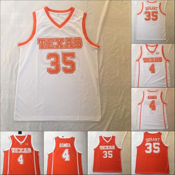 NCAA 35 Kevin Durant 4 Mohamed Bamba Texas Longhorns Stitched College Basketball men Jerseys