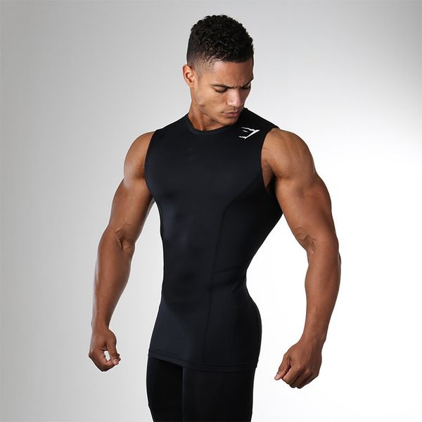 running jerseys tights men's training vest ultra-stretch breathable wicking quick-drying camiseta sin mangas deporte hombre, Black;blue
running jerseys tights men's training vest ultra-stretch breathable wicking quick-drying camiseta sin mangas deporte hombre, Black;blue