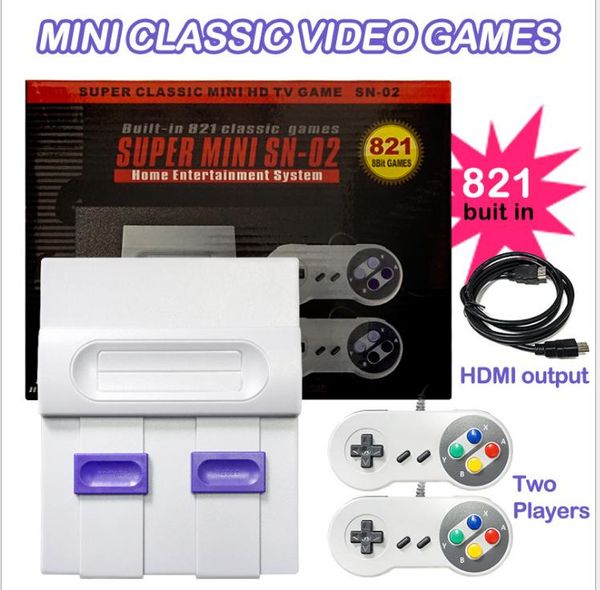 hdmi classic game tv video handheld console entertainment system games for nes mini hd game consoles with two players 821 games
hdmi classic game tv video handheld console entertainment system games for nes mini hd game consoles with two players 821 games