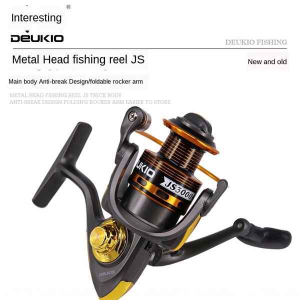 fishing line metal head fishing reel 10-axis pole wheel explosive spinning wheel