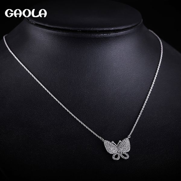 gaola new animal necklaces butterfly pendants 3 colors cubic zirconia jewelry for women accessories gld1323, Silver
gaola new animal necklaces butterfly pendants 3 colors cubic zirconia jewelry for women accessories gld1323, Silver