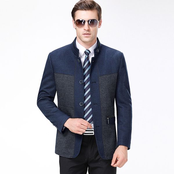 single breasted casual & blends coats autumn winter for male wool overcoat men' s woolen jackets, Black
single breasted casual & blends coats autumn winter for male wool overcoat men' s woolen jackets, Black
