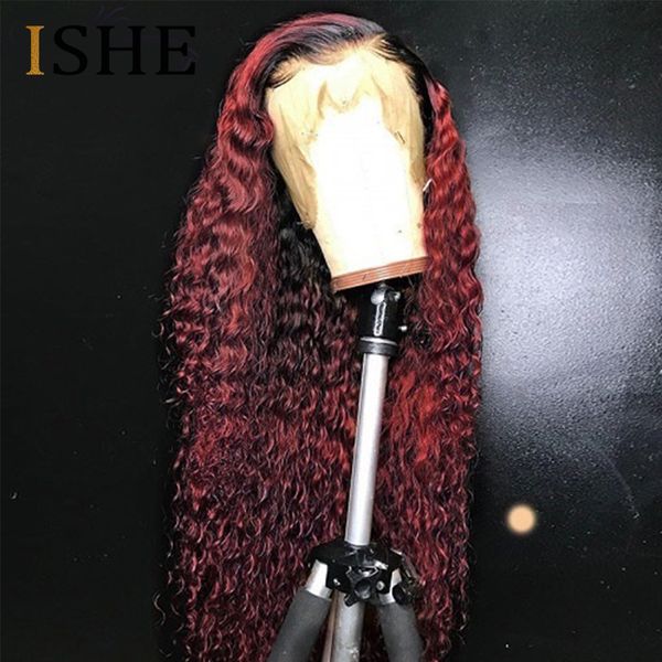 colored ombre 13x6 lace front human hair wigs 1b/99j burgundy curly human hair wigs pre plucked lace wigs for women remy hair150, Black
colored ombre 13x6 lace front human hair wigs 1b/99j burgundy curly human hair wigs pre plucked lace wigs for women remy hair150, Black