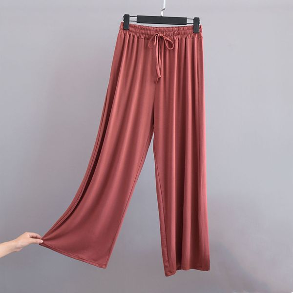 wide leg pants for women casual elastic high waist modal new fashion loose solid long pants bell-bottoms pant trousers femme, Black;white
wide leg pants for women casual elastic high waist modal new fashion loose solid long pants bell-bottoms pant trousers femme, Black;white