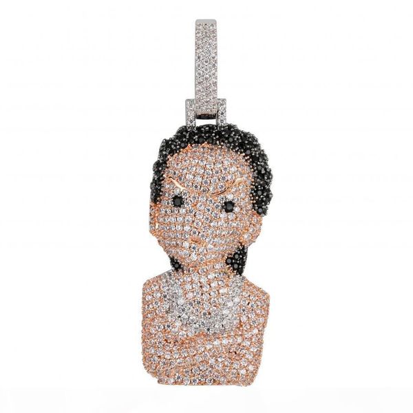 k iced out the boondocks pendant cz necklace chain mens women micro paved hip hop gold silver color bling charm chains jewelry j190711
k iced out the boondocks pendant cz necklace chain mens women micro paved hip hop gold silver color bling charm chains jewelry j190711