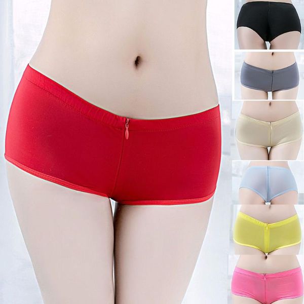 candy color women high elastic zipper opened cross crotch mini briefs low waist exotic lingerie ladies boxer shorts panties, Black;pink
candy color women high elastic zipper opened cross crotch mini briefs low waist exotic lingerie ladies boxer shorts panties, Black;pink