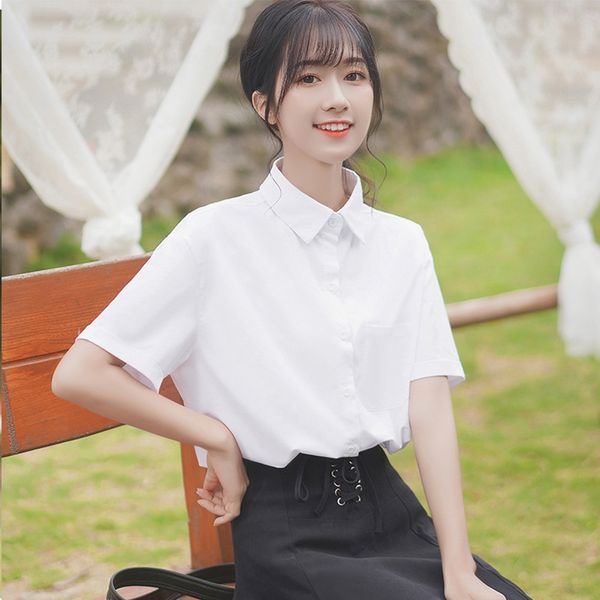 2020 new square collar women's white shirtshort-sleeved white shirt solid colorstyle casual versatile shirt for women
2020 new square collar women's white shirtshort-sleeved white shirt solid colorstyle casual versatile shirt for women