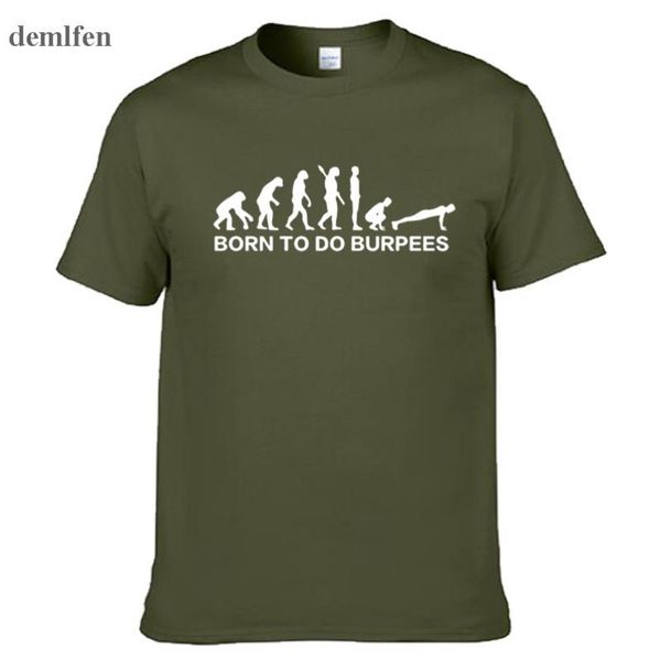 men's t-shirts fashion funny printed evolution burpees instructor crossfit gift t shirt cotton short sleeve tees, White;black
men's t-shirts fashion funny printed evolution burpees instructor crossfit gift t shirt cotton short sleeve tees, White;black