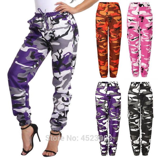 womens camo cargo trousers casual pants military army combat camouflage jeans, Black;white
womens camo cargo trousers casual pants military army combat camouflage jeans, Black;white