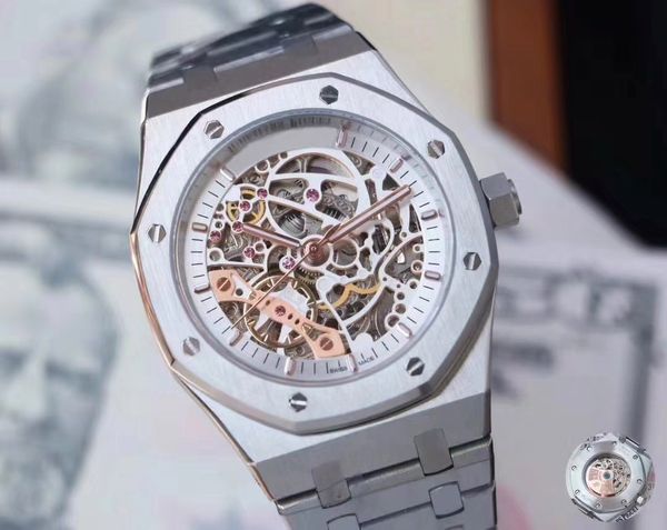 high end men's watch full automatic hollow mechanical movement, perspective glass bottom cover, stainless steel, suitable for various o, Slivery;brown
high end men's watch full automatic hollow mechanical movement, perspective glass bottom cover, stainless steel, suitable for various o, Slivery;brown