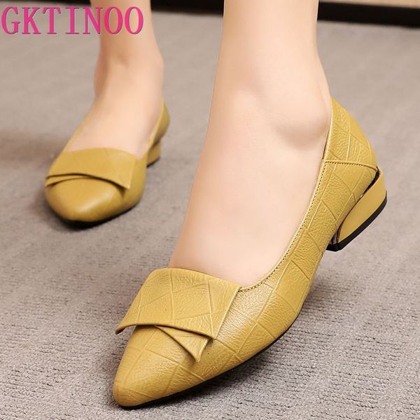 gktinoo brand shoes thick heel ladies pumps genuine leather pointed toe colorful low heels soft handmade shoes women large size, Black
gktinoo brand shoes thick heel ladies pumps genuine leather pointed toe colorful low heels soft handmade shoes women large size, Black