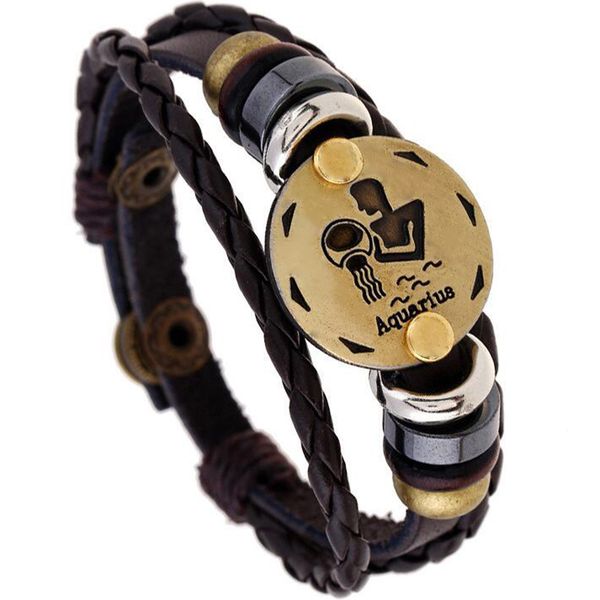 drop shipping aquarius aries cancer capricorn gemine leo libra pisces sagittarius scorpio taurus virgo leather bracelet c023, Golden;silver
drop shipping aquarius aries cancer capricorn gemine leo libra pisces sagittarius scorpio taurus virgo leather bracelet c023, Golden;silver