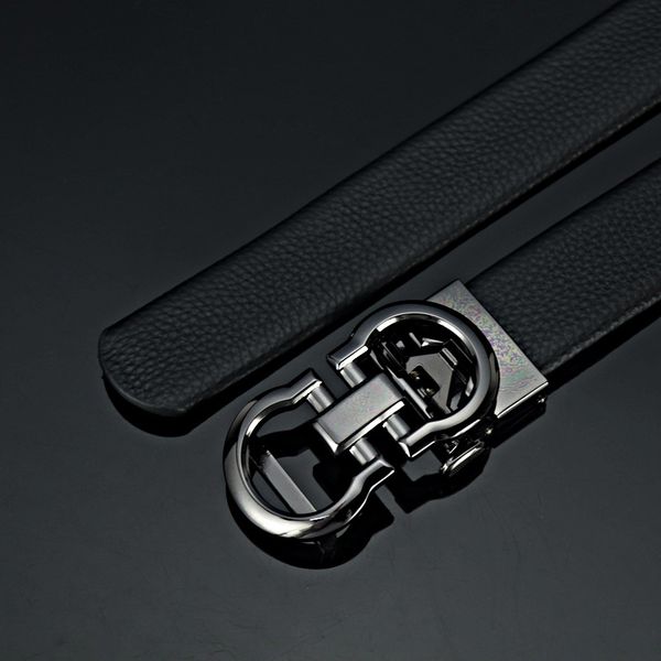 2020 new men's leather automatic buckle litchi pattern layer cowhide letter belt buckle outer wear belt, Black;brown
2020 new men's leather automatic buckle litchi pattern layer cowhide letter belt buckle outer wear belt, Black;brown