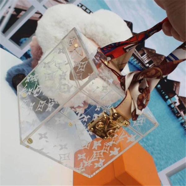 new women designer brand imports have enlihcam ssalgglass transparent limited edition scarf silk scarf handbag banquet makeup female bag, Black;red
new women designer brand imports have enlihcam ssalgglass transparent limited edition scarf silk scarf handbag banquet makeup female bag, Black;red