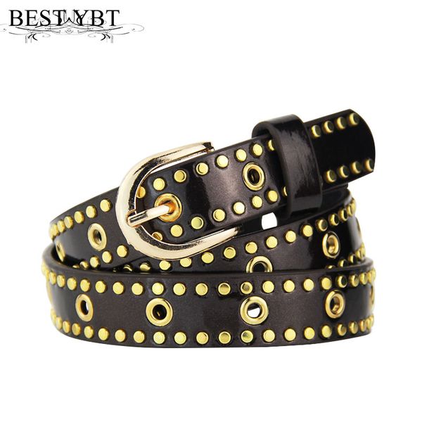 ybt women's fashion belt pin buckle casual rivet belt slender waist alloy buckle multicolor optional, Black;brown
ybt women's fashion belt pin buckle casual rivet belt slender waist alloy buckle multicolor optional, Black;brown