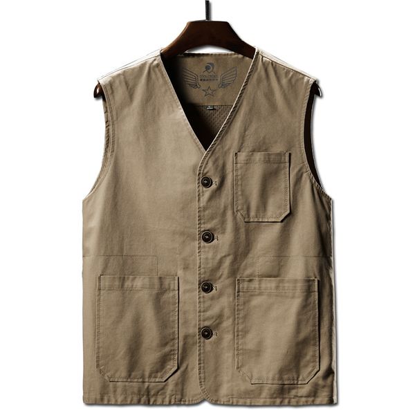 icpans cotton v neck mens vest casual sportwear sleeveless jackets autumn spring army khaki waistcoat 2020, Black;white
icpans cotton v neck mens vest casual sportwear sleeveless jackets autumn spring army khaki waistcoat 2020, Black;white
