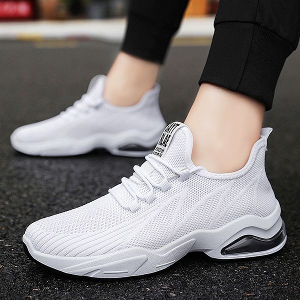 hkxn 2020 spring new knitted woven casual shoes men's white sports shoes men footwear breathable mesh light walking sneaker t, Black
hkxn 2020 spring new knitted woven casual shoes men's white sports shoes men footwear breathable mesh light walking sneaker t, Black