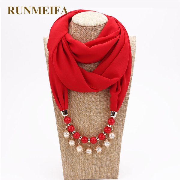 runmeifa nacklace pendant scarf new design chiffon solid color scarf women genuine pearl leaves made of resin, Silver
runmeifa nacklace pendant scarf new design chiffon solid color scarf women genuine pearl leaves made of resin, Silver