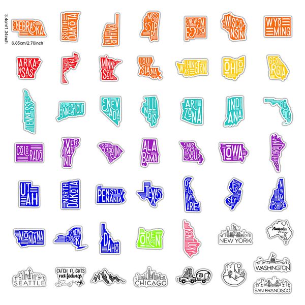 50 pcs mixed car stickers place name location for skateboard laphelmet pad bicycle bike motorcycle ps4 notebook guitar pvc fridge decal
50 pcs mixed car stickers place name location for skateboard laphelmet pad bicycle bike motorcycle ps4 notebook guitar pvc fridge decal