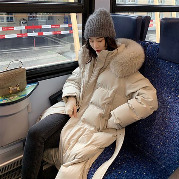 6lnyo women's off-season mid-length 2020 new winter thickened large fur collar hooded down jacket down jacket internet celebrity knee-h, Black
6lnyo women's off-season mid-length 2020 new winter thickened large fur collar hooded down jacket down jacket internet celebrity knee-h, Black