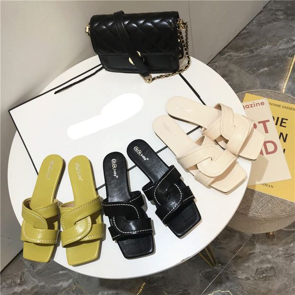 female slippers 2020 fashion pu leather women's shoes summer ladies flat slides casual indoor soft comfortable slippers women, Black
female slippers 2020 fashion pu leather women's shoes summer ladies flat slides casual indoor soft comfortable slippers women, Black