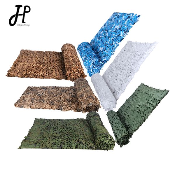 1.5m Width 8 Colors Hunting Camouflage Net 100% Polyester Oxford Mesh Camo Netting Outdoor Camping Tourist Sun Tents