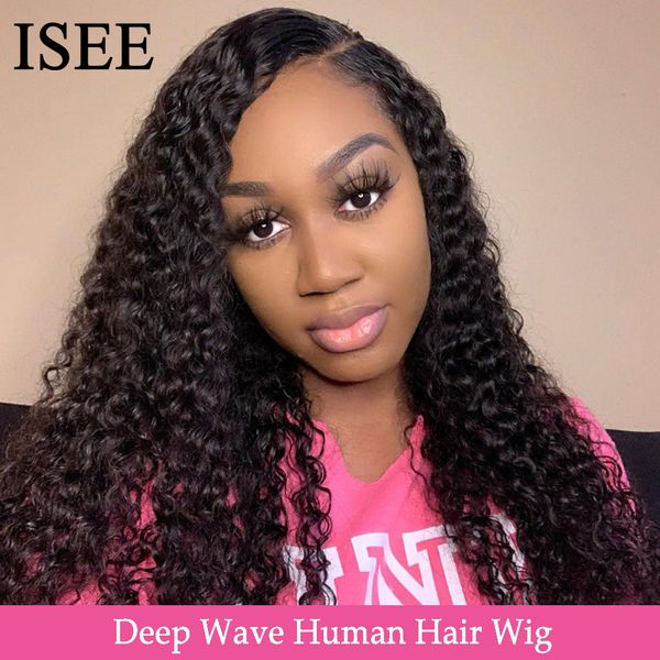 brazilian deep wave hd transparent lace frontal wigs 150% density 13x4 isee hair wigs loose deep wave human hair wigs for women, Black
brazilian deep wave hd transparent lace frontal wigs 150% density 13x4 isee hair wigs loose deep wave human hair wigs for women, Black