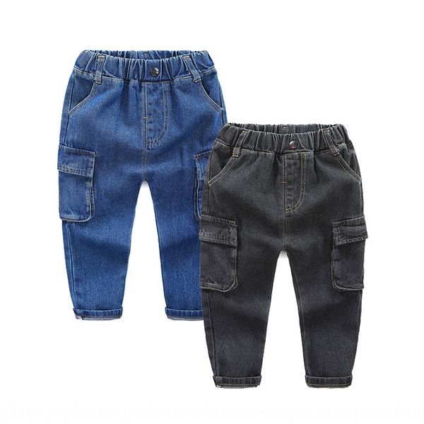 children's pants autumn overalls and jeans 2020 new korean style boy's jeans fashionable baby big pocket loose tooling pants, Blue
children's pants autumn overalls and jeans 2020 new korean style boy's jeans fashionable baby big pocket loose tooling pants, Blue