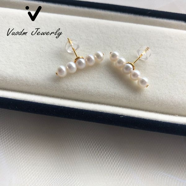 stud earrings of white multi peal bead balance gold plated earrings for ladies jewelry wedding55, Golden;silver
stud earrings of white multi peal bead balance gold plated earrings for ladies jewelry wedding55, Golden;silver