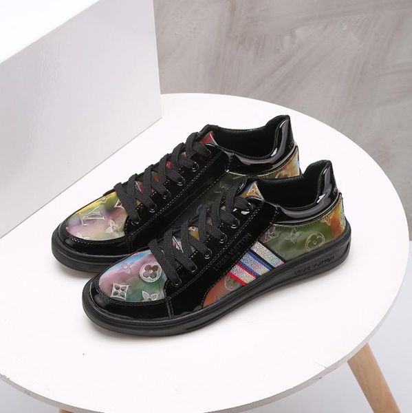 2020t limited edition luxury design mens low-fashion leather printed sneakers wild mens casual shoes mens banquet shoes size: 38-45, Black
2020t limited edition luxury design mens low-fashion leather printed sneakers wild mens casual shoes mens banquet shoes size: 38-45, Black