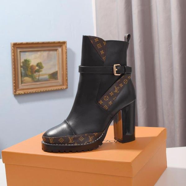 women shoes chunky heel luxury fashion boots winter bottes femmes star trail ankle boot womens shoes fashion chaussures de femme luxury, Black
women shoes chunky heel luxury fashion boots winter bottes femmes star trail ankle boot womens shoes fashion chaussures de femme luxury, Black