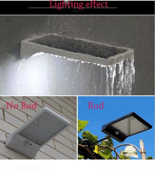 LED outdoor wall lights LED solar street light waterproof LED solar wall light outdoor landscape garden light