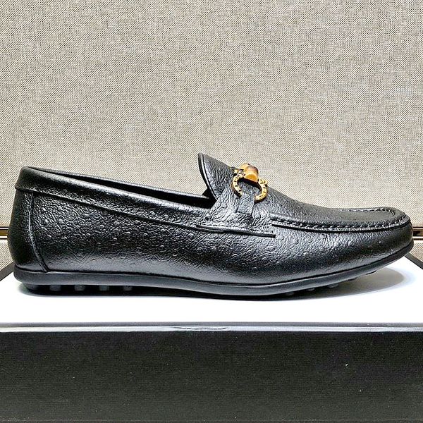 new high-quality men's loafers, boat shoes, men's casual cowhide driving shoes, moccasins, men's ostrich leather, comfortable, Black
new high-quality men's loafers, boat shoes, men's casual cowhide driving shoes, moccasins, men's ostrich leather, comfortable, Black